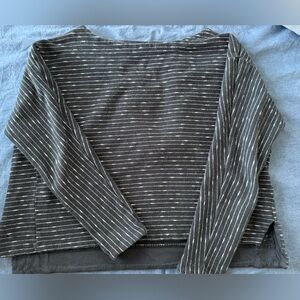 Madewell Black and White Striped Sweater